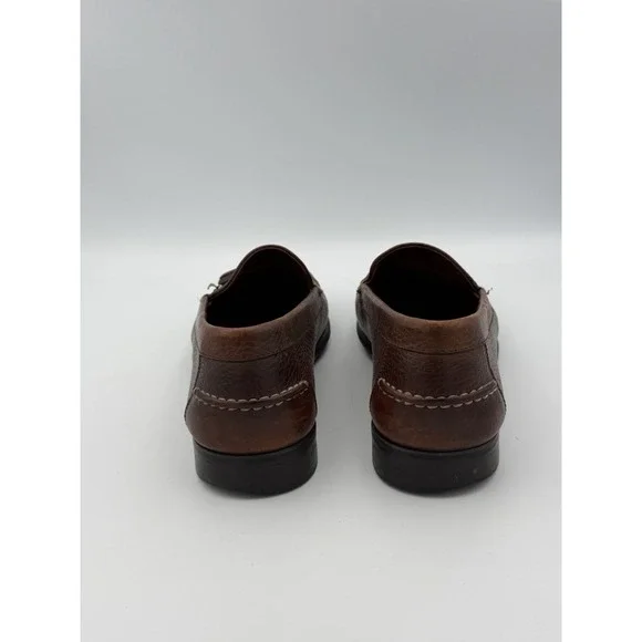 Johnston & Murphy Brown Leather Tassel Loafers 11M Old Money  display picture 2